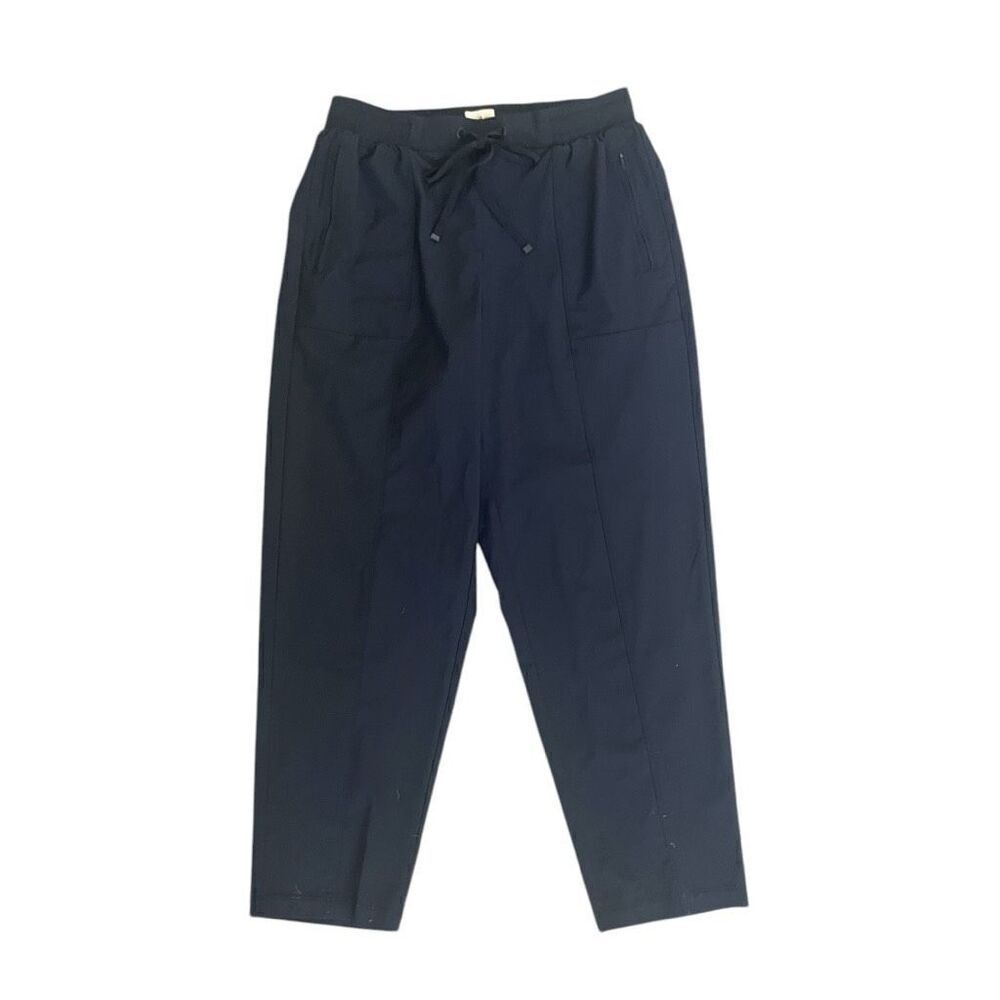 Lou & Grey Lightweight Pants Joggers Navy Blue Size Medium Polyester & Spandex
